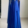 Chiffon flared plazo E004