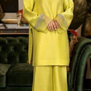 Short kurta with straight plazzo E006