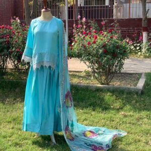 Dhakka pants with short kurta E008